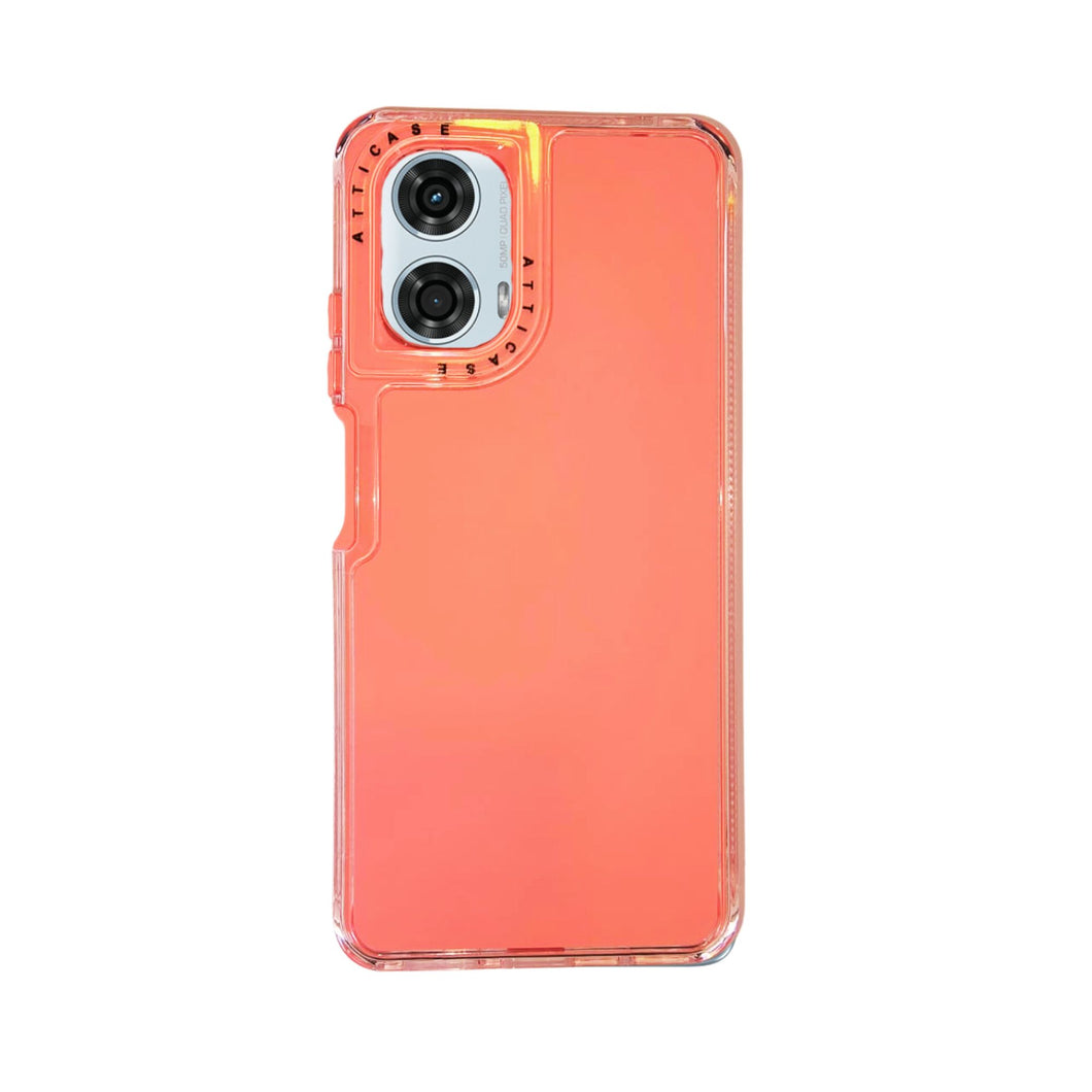 Funda Rainbow Paint Uso Rudo Doble Capa Para Moto G24 Power