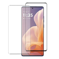 2 Micas Vidrio Full Glass 9d Para Moto G85
