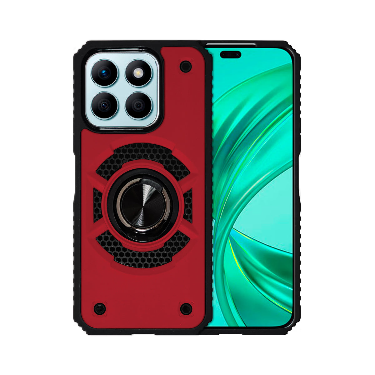 Funda Uso Rudo para Honor X8b con Anillo Capitán – ATTI Funda