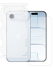 Cargar imagen en el visor de la galería, ATTI Kit de Protección 360 Grados para Series iPhone 17, Funda Transparente Acrigel con Mica Cristal Templado 9D de Frontal de la Pantalla, Mica Hidrogel de Trasera y Costado,3 Piezas
