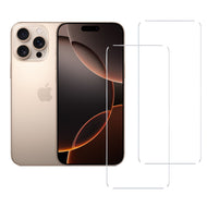2 Micas Cristal Anti Golpe Transparente Para iPhone 16 Pro Max