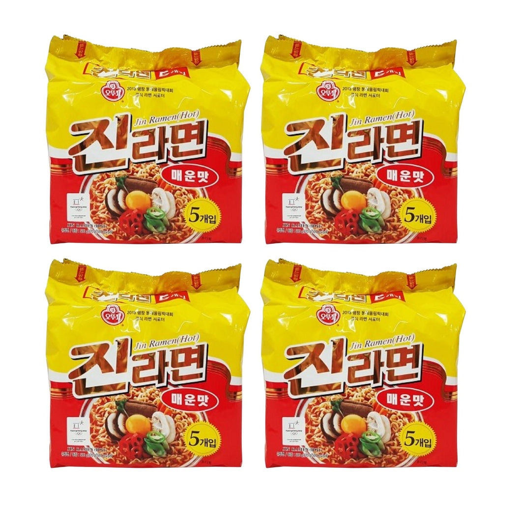 Sopa Instantánea Ramen Coreana Picante Ottogi Jin Ramen 20 Piezas