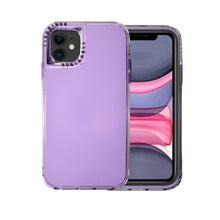 Cargar imagen en el visor de la galería, Funda Rainbow Paint Uso Rudo Doble Capa Para Iphone Mayoreo 10 Pzs
