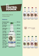 Cargar imagen en el visor de la galería, Licor Tradicional Coreano Soju 9 botellas Origianl, Durazno, Lytchi, Arandano, Mandarina, Americano, Fresa, Manzana, Uva
