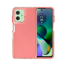 Cargar imagen en el visor de la galería, Funda Rainbow Paint Uso Rudo Doble Capa Para Motorola Mayoreo 10 Pzs
