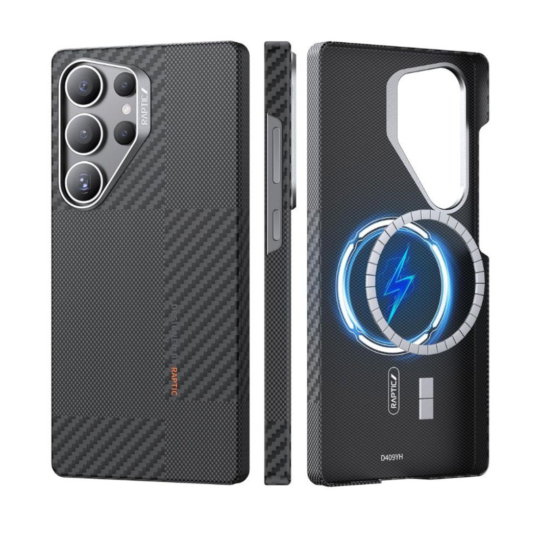 Funda Raptic Kevlar De Fibra Para Samsung S25 Ultra