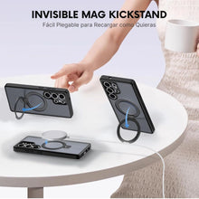 Cargar imagen en el visor de la galería, Funda Air Stand Con Soporte De Aro Para Samsung Serie S25

