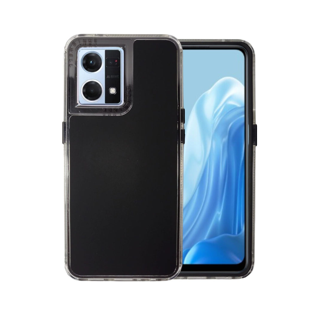 Funda Rainbow Paint Uso Rudo Doble Capa Para Oppo Reno 7 4G