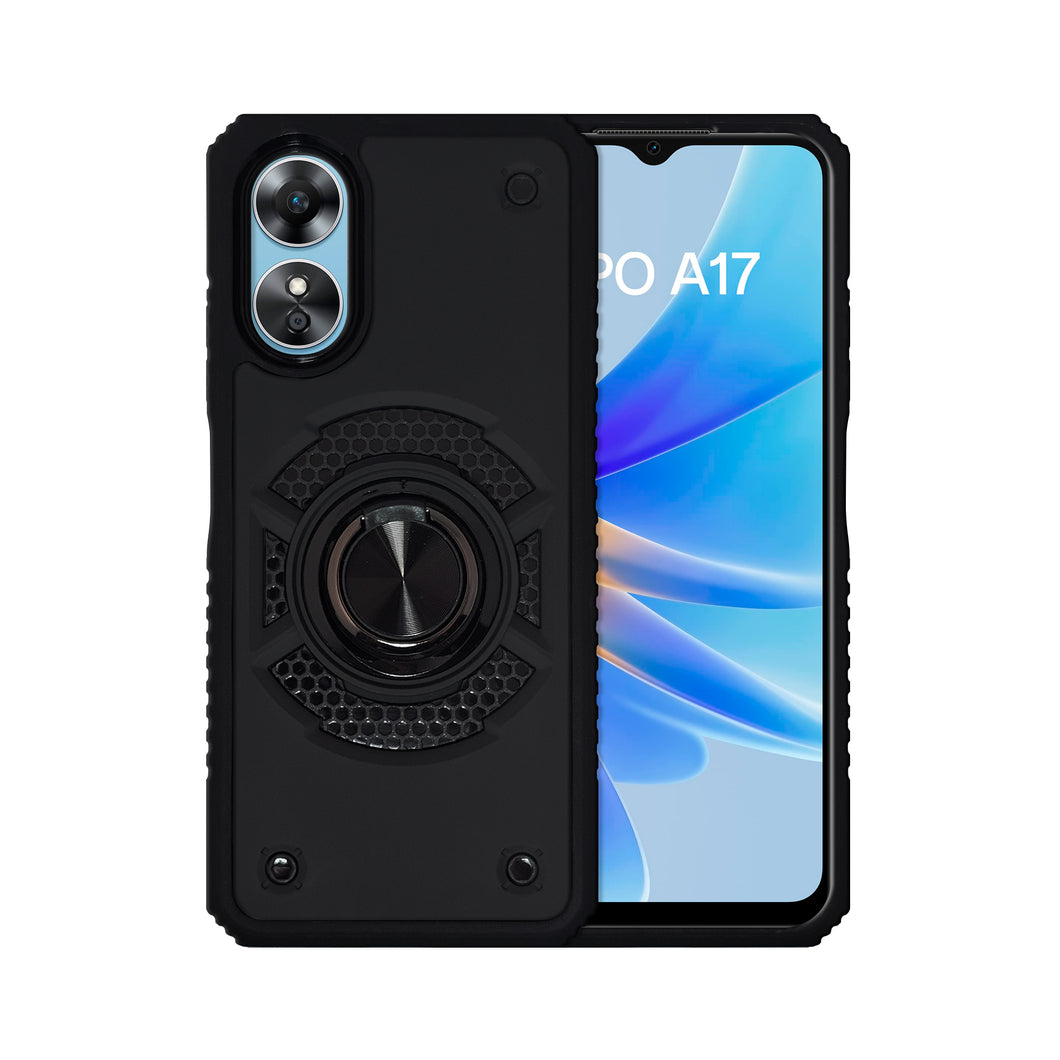 Funda Uso Rudo para Oppo A17 con Anillo Capitán