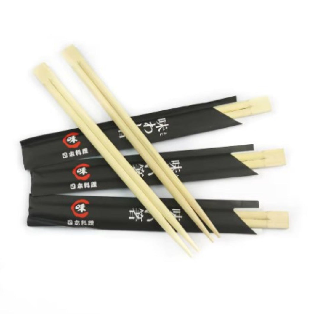 Palillos de bambú Premium desechables de estilo japonés para comida