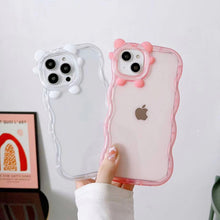 Cargar imagen en el visor de la galería, Funda ATTI Uso Rudo Acrilico Traslucido Panda Case Para iPhone 13 Pro + Mica Cristal
