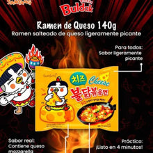 Cargar imagen en el visor de la galería, Sopa Instantánea Ramen Coreana Buldak Surtidos 10 Piezas Queso y Habanero
