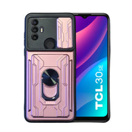 Funda Tarjetero Con Anillo Para TCL Mayoreo 10 Pzs