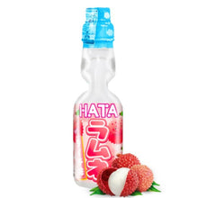 Cargar imagen en el visor de la galería, Bebida Ramune Hata Gaseoso Con Canica Vidrio Sabor De Lichi 200ml 30 Botellas
