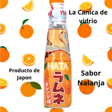 Cargar imagen en el visor de la galería, Bebida Ramune Hata Gaseoso Con Canica Vidrio Sabor De Nalanja 200ml 30 Botellas
