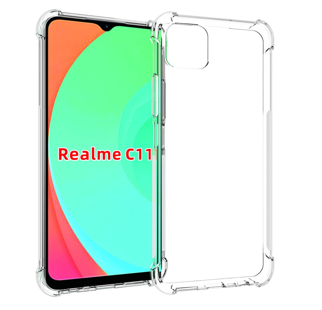 Funda De Silicon Suave Transparente Molan Cano Para Realme C11