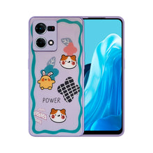 Cargar imagen en el visor de la galería, Funda de Vidrio Templado Glass Fashion para Oppo Reno 7 4G
