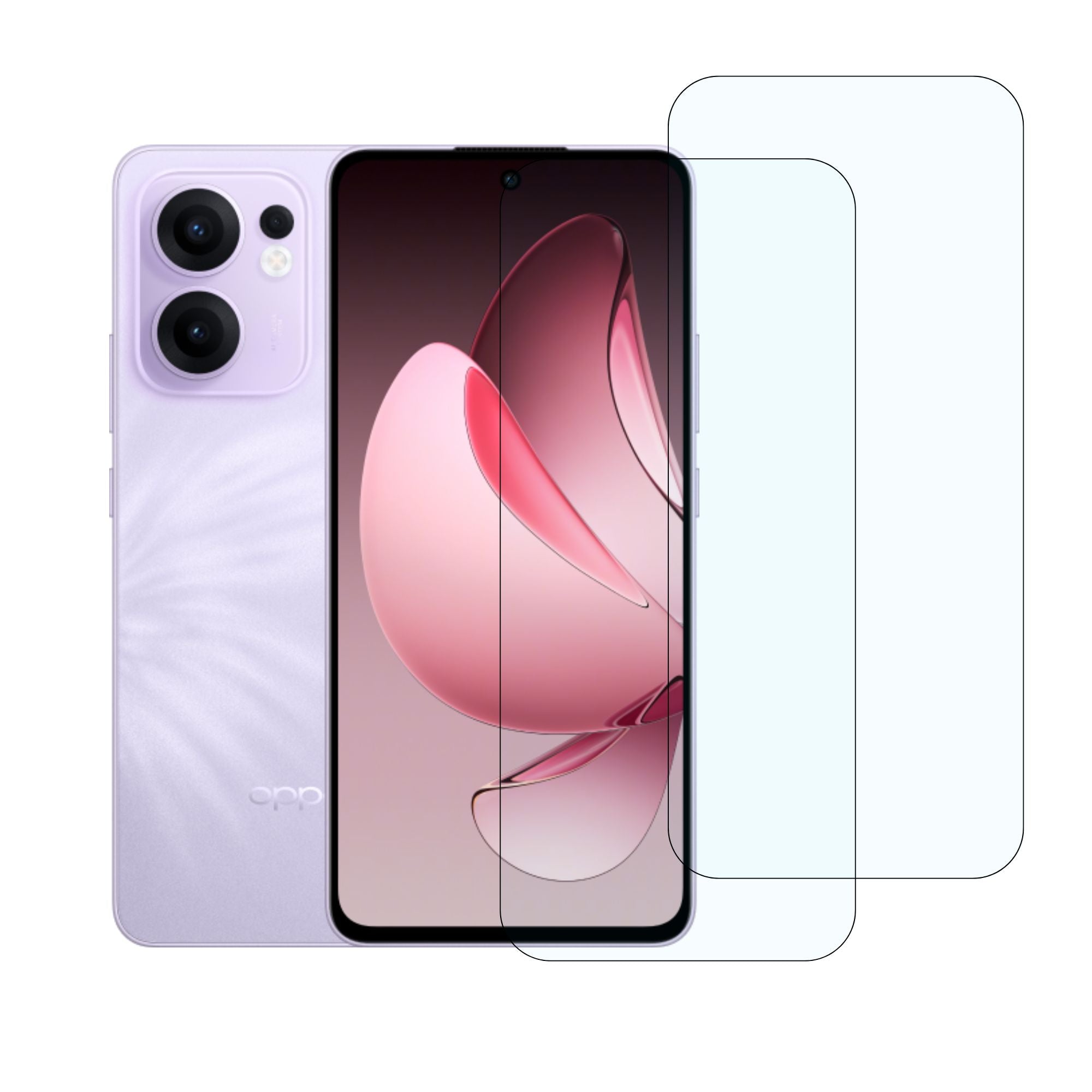 Cfyywqf Películas De Hidrogel Para OPPO Reno 13 F/13 FS 5G/4G 6.67 Pulgadas, 3 Piezas TPU Protectores De Pantalla,film Hidrogel De Alta Sensibilidad, Transparente Screen Protector