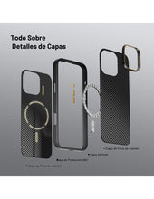 Cargar imagen en el visor de la galería, Funda Raptic Kevlar Aramid 600D para iPhone 16 Pro
