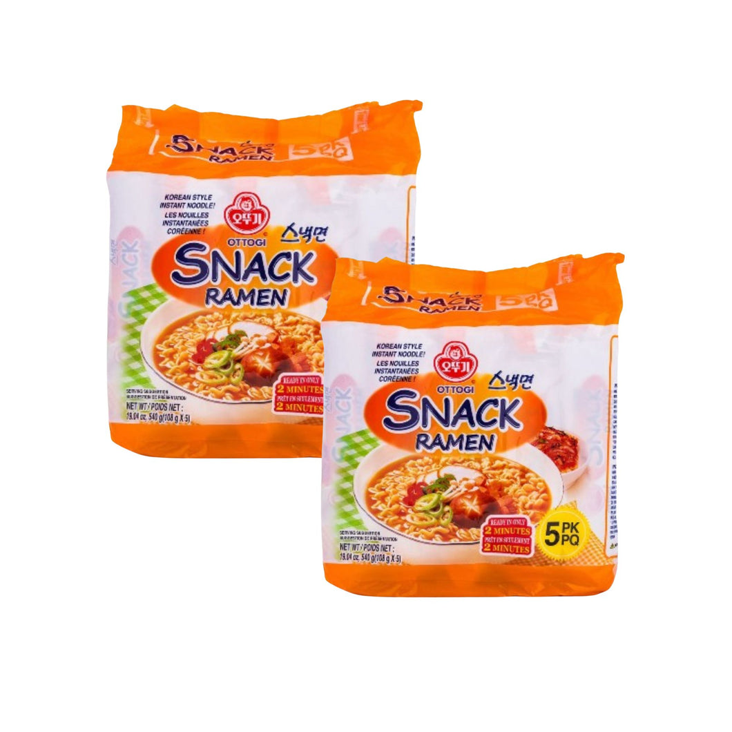 Sopa Instantánea Ramen Coreana Ottogi Snack Myun de 10 Piezas