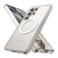 Funda Transparente Crystal Magnético Para Samsung  Serie S25