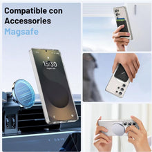 Cargar imagen en el visor de la galería, Funda Transparente Crystal Magnético Para Samsung  Serie S25
