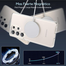 Cargar imagen en el visor de la galería, Funda Transparente Crystal Magnético Para Samsung  Serie S25
