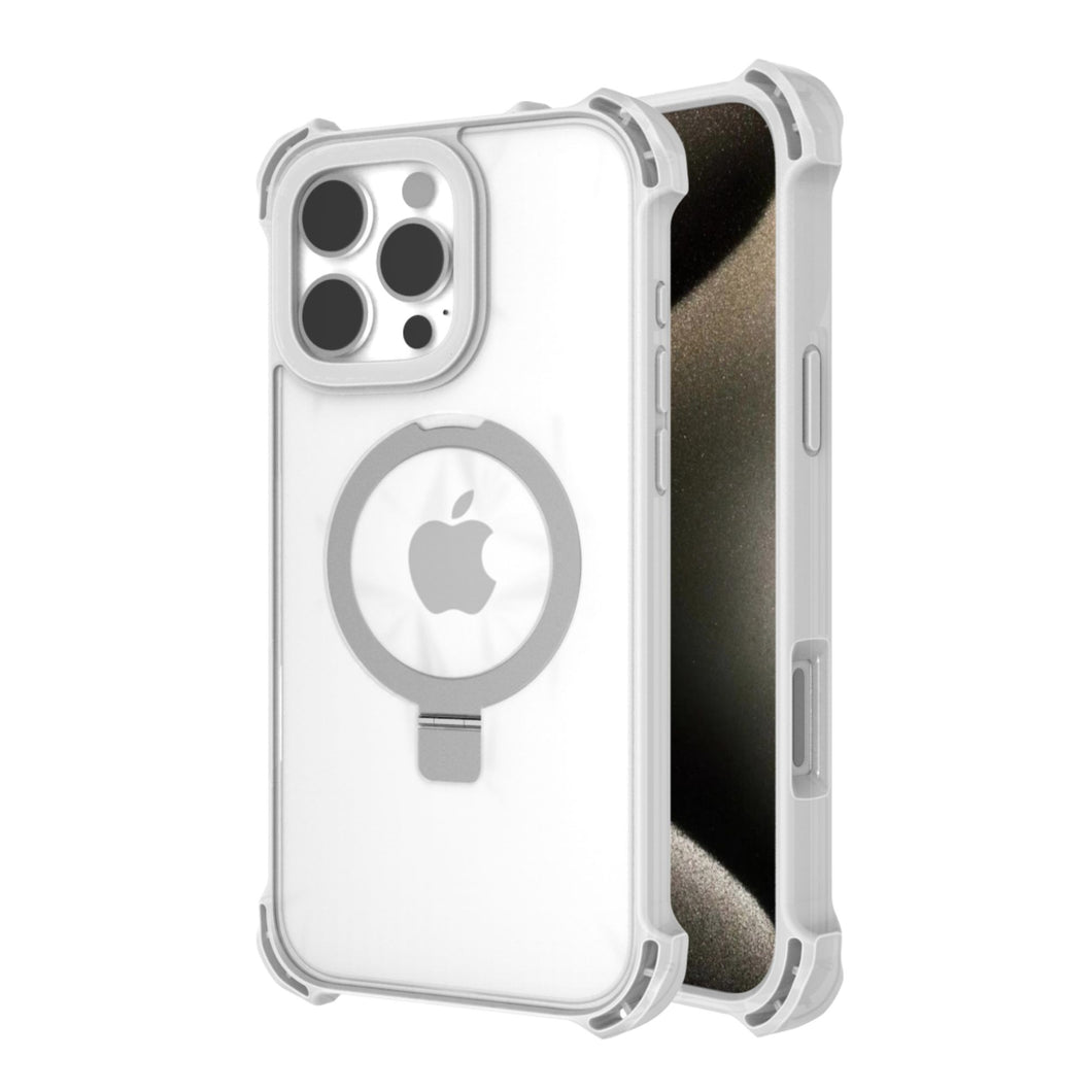 Raptic Dual Bumper con Kick Stand de Magsafe para iPhone 16 Pro