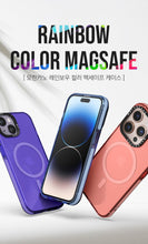 Cargar imagen en el visor de la galería, Funda Traslúcida Uso Rudo Molan Cano Rainbow Magsafe Para Samsung Galaxy S23 Ultra
