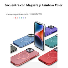 Cargar imagen en el visor de la galería, Funda Uso Rudo Silicon Rainbow Magsafe para iPhone 14
