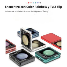 Cargar imagen en el visor de la galería, Funda Molan Cano Uso Rudo Silicon Rainbow Glossy para Samsung Z Flip 5
