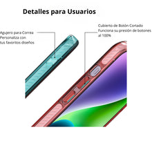Cargar imagen en el visor de la galería, Funda Uso Rudo Silicon Rainbow Glossy para Samsung Galaxy A14
