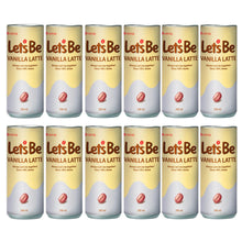 Cargar imagen en el visor de la galería, Bebida Coreana Cafe Lotte Let&#39;s Be Vanilla Late 240ml 12pzs
