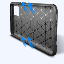 Cargar imagen en el visor de la galería, Funda Rugged Carbon Fibra Flexible Para Samsung A04s
