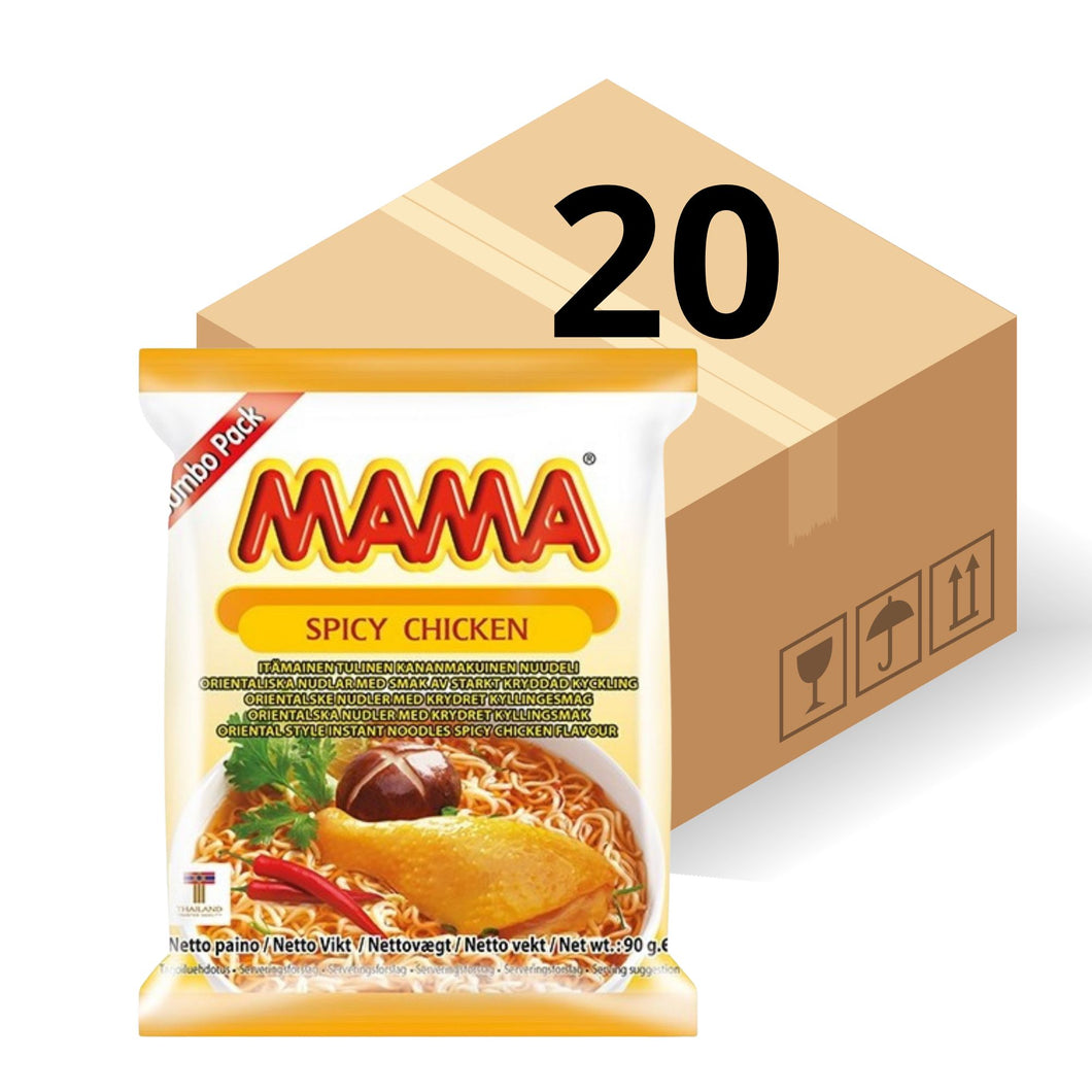 Ramen Instantáneo Thai Mama Ramen Pollo TomYum Picante 20 bolsas