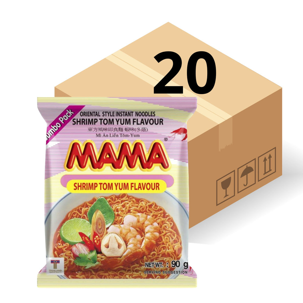 Ramen Instantáneo Thai Mama Ramen Camaron TomYum Picante 20 bolsas