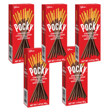 Cargar imagen en el visor de la galería, Comida Japonesa Galleta Biscuit Sticks Pocky Chocolate 40g 5pzs
