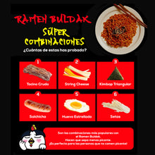 Cargar imagen en el visor de la galería, Sopa Instantánea Ramen Coreana Buldak Super Picante X2 1 Caja de 20 Piezas
