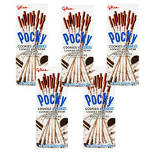 Cargar imagen en el visor de la galería, Comida Japonesa Galleta Biscuit Sticks Pocky Cookie &amp; Cream 40g 5pzs
