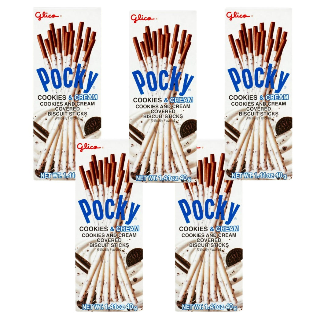 Comida Japonesa Galleta Biscuit Sticks Pocky Cookie & Cream 40g 5pzs