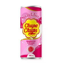 Cargar imagen en el visor de la galería, Bebida Coreana Chupa Chups Gaseoso Sabor De Frambuena Cremosa 24 Latas
