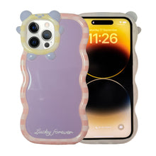 Cargar imagen en el visor de la galería, Funda ATTI Uso Rudo Acrilico Traslucido Panda Case Para iPhone 14 Pro Max + Mica Cristal
