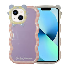 Cargar imagen en el visor de la galería, Funda ATTI Uso Rudo Acrilico Traslucido Panda Case Para iPhone 14 + Mica Cristal
