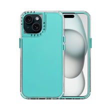 Cargar imagen en el visor de la galería, Funda Rainbow Paint Uso Rudo Doble Capa Para Iphone Mayoreo 10 Pzs
