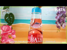 Cargar y reproducir el video en el visor de la galería, Bebida Ramune Hata Gaseoso Con Canica Vidrio Sabor De Nalanja 200ml 30 Botellas
