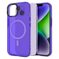 Funda Molan Cano Uso Rudo Silicon Rainbow Magsafe para iPhone 15
