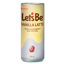 Cargar imagen en el visor de la galería, Bebida Coreana Cafe Lotte Let&#39;s Be Vanilla Late 240ml 12pzs
