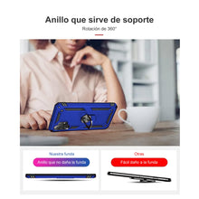 Cargar imagen en el visor de la galería, Funda Uso Rudo con Soporte de Anillo para Moto E22
