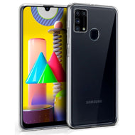 Funda Protector Case Híbrido Acrigel Transparente Rígido para Samsung M31
