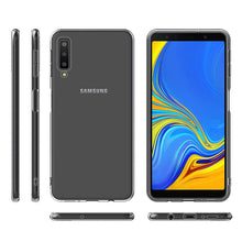 Cargar imagen en el visor de la galería, Funda De Silicon Suave Transparente Para Samsung Galaxy A7 2018
